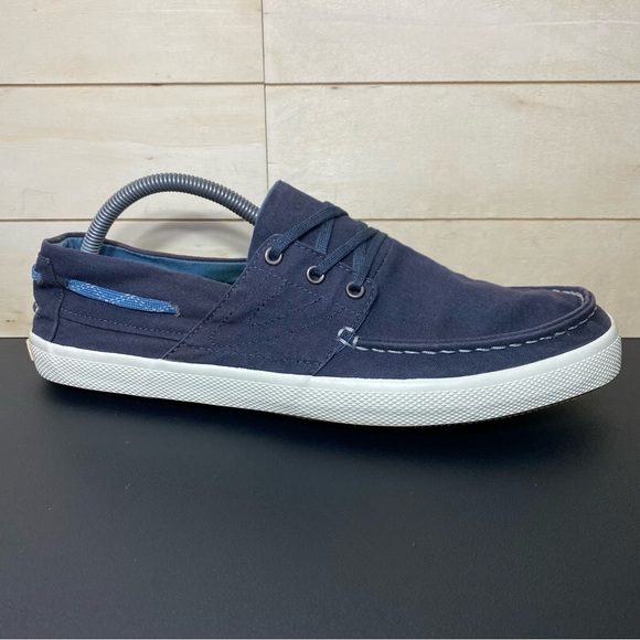 Tretorn Other - Tretorn Otto Boat Shoes Men's Size 10 Blue Canvas Loafers